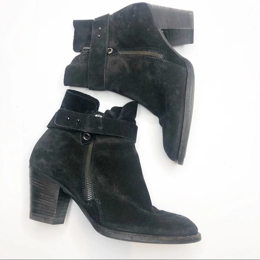 Paul Green | Sheridan Ankle in Nubuck Black